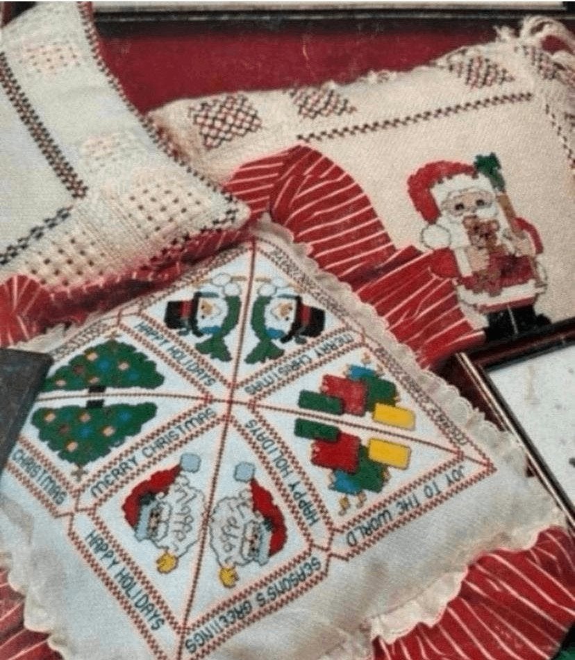 BORDUURPATROON BOOK CHRISTMAS IN MINIATURE, Verzenden, Zo goed als nieuw, Handborduren, Patroon