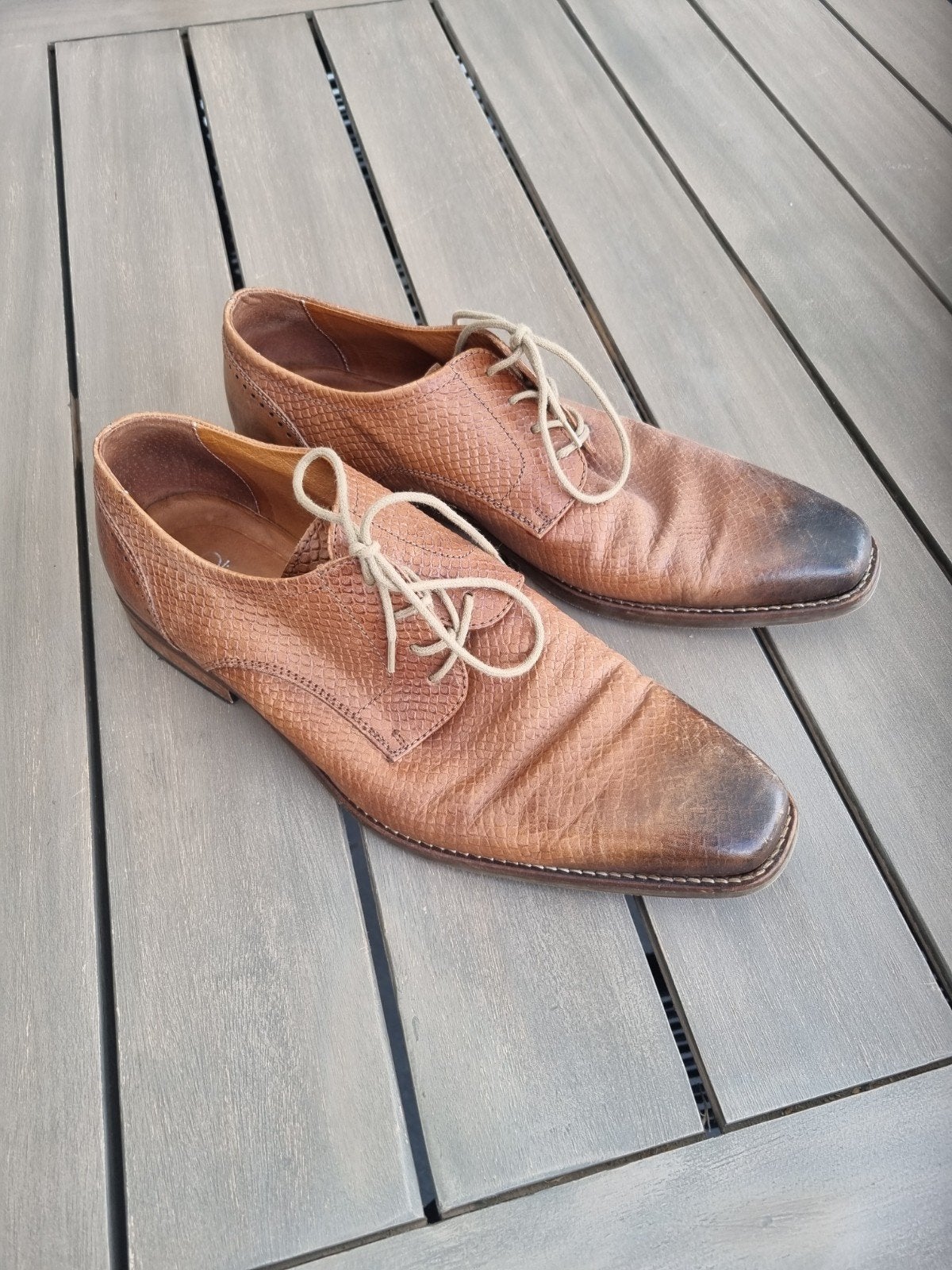 Olivier Strelli Nette Schoenen - Bruin - Maat 43, Bruin, Ophalen of Verzenden, Olivier Strelli, Gedragen