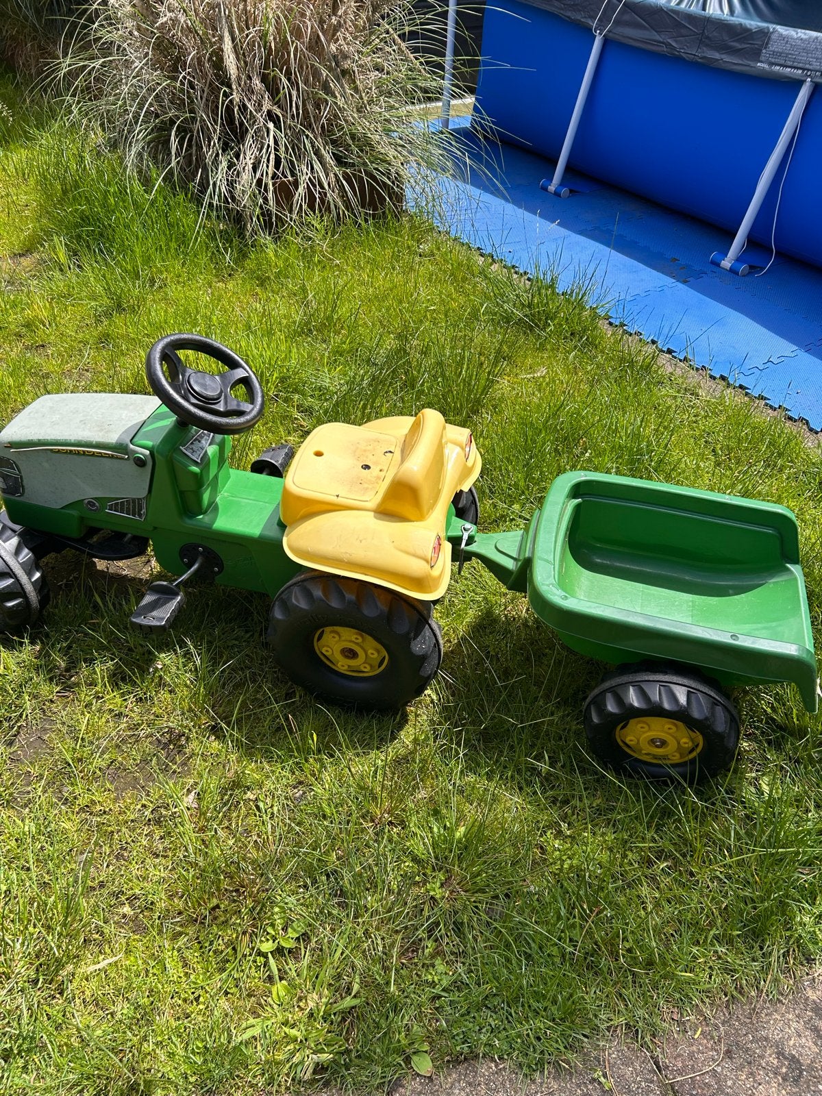 John Deere traptractor met aanhanger, Kinderen en Baby's, Speelgoed | Buiten | Voertuigen en Loopfietsen, Ophalen of Verzenden