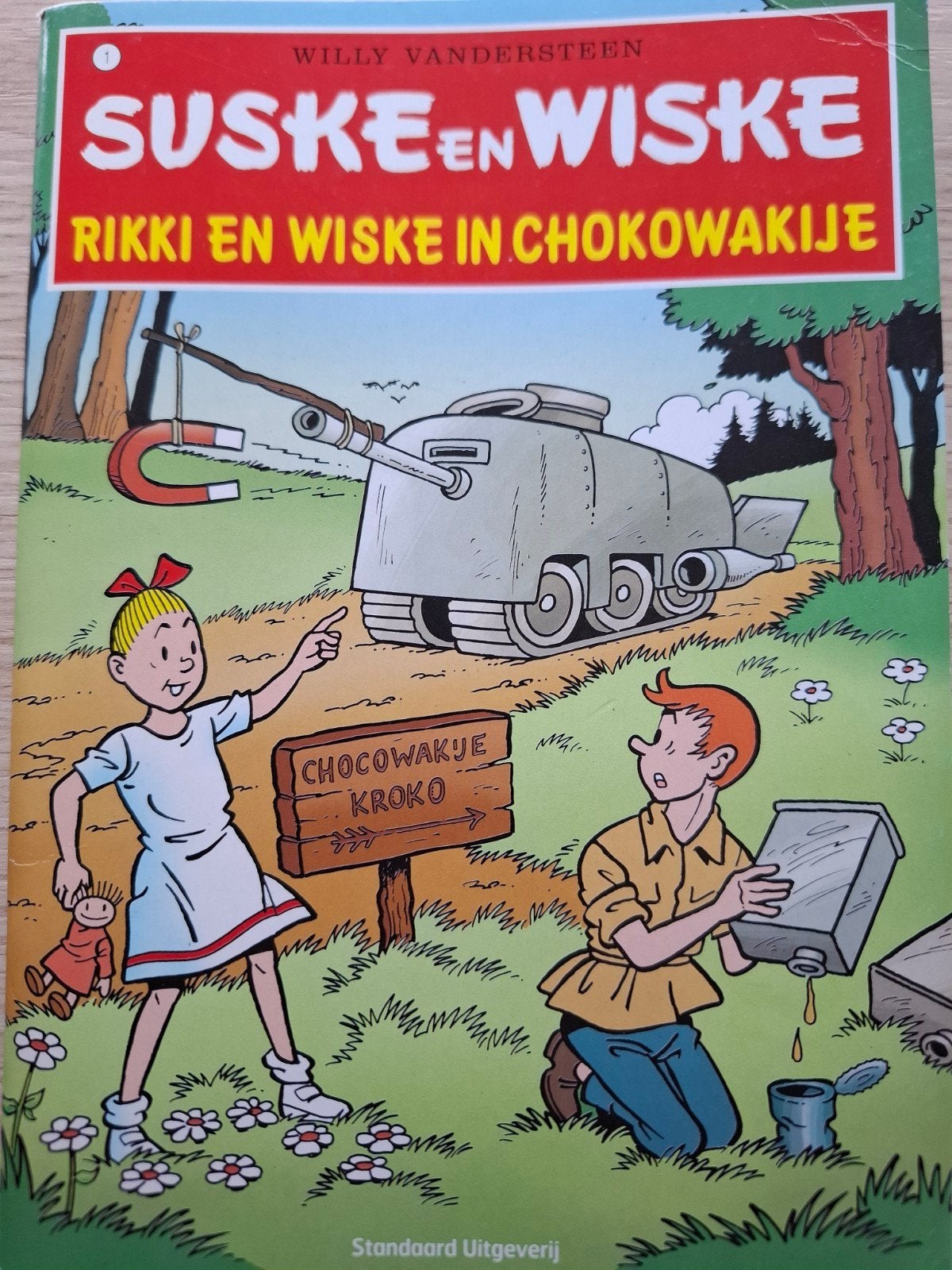 Suske en Wiske: Rikki en Wiske in Chokowakije, bijz formaat, Ophalen of Verzenden