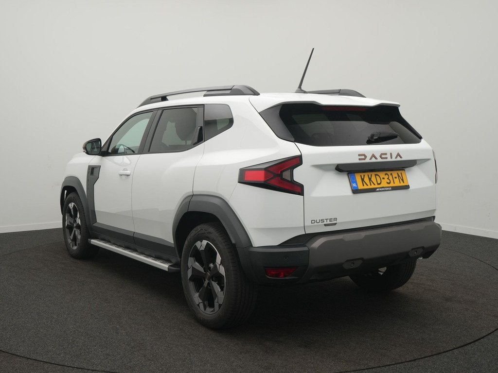 Dacia Duster 1.8 hybrid 155 extreme - Demo - Sidesteps - Pac, Auto's, Dacia, Stof, Wit, Origineel Nederlands, Bedrijf