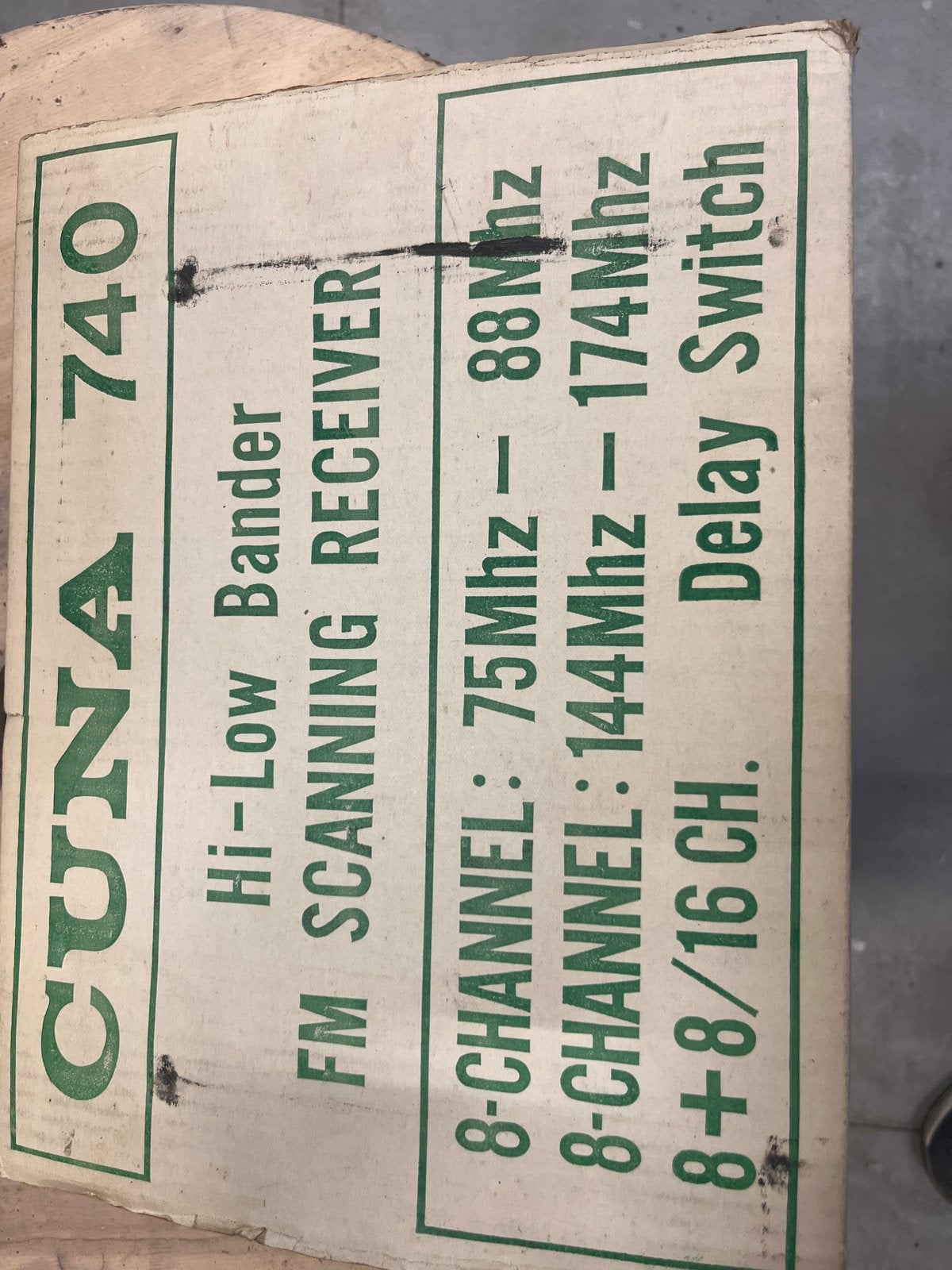 CUNA 740 Hi-Low Bander FM Scanning Receiver, Ophalen, Gebruikt, Overige typen