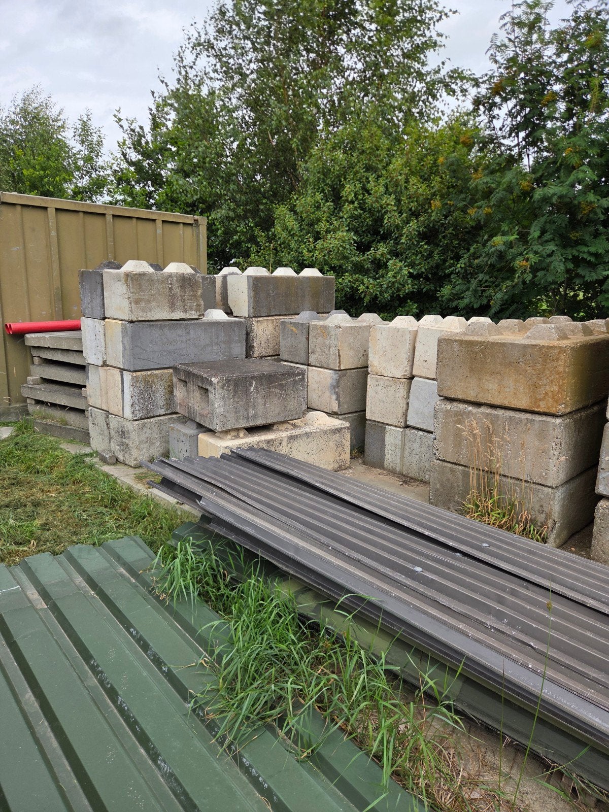 Betonblokken legoblokken 160x40x40 - Gebruikt, Zakelijke goederen, Ophalen