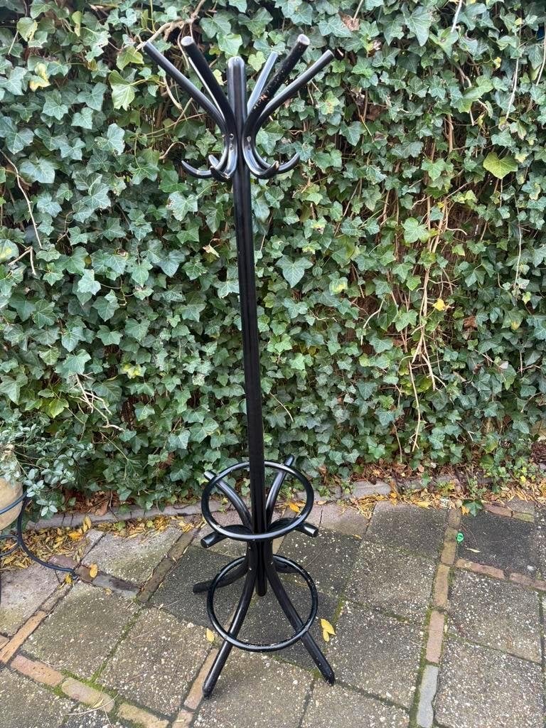 Vintage Staande Bistro Kapstok - Thonet Stijl, Gebruikt, Ophalen of Verzenden, X, Staande kapstok