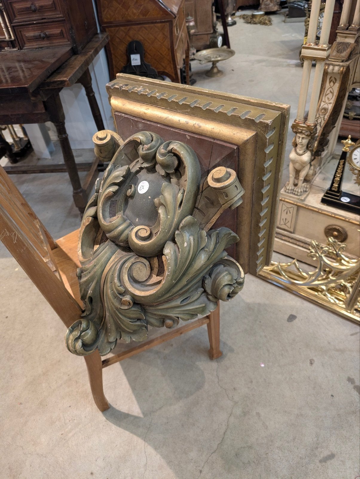 antieke houten console €275., Ophalen