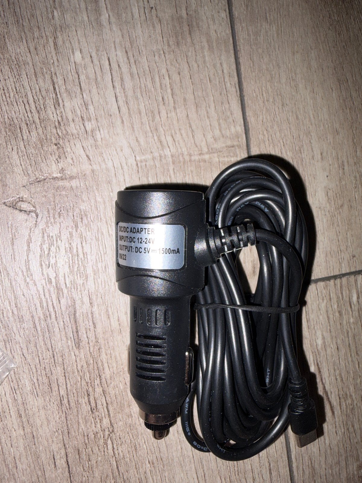 DC/DC Adapter Auto Oplader 12-24V naar 5V 1500mA, Ophalen of Verzenden, Zo goed als nieuw