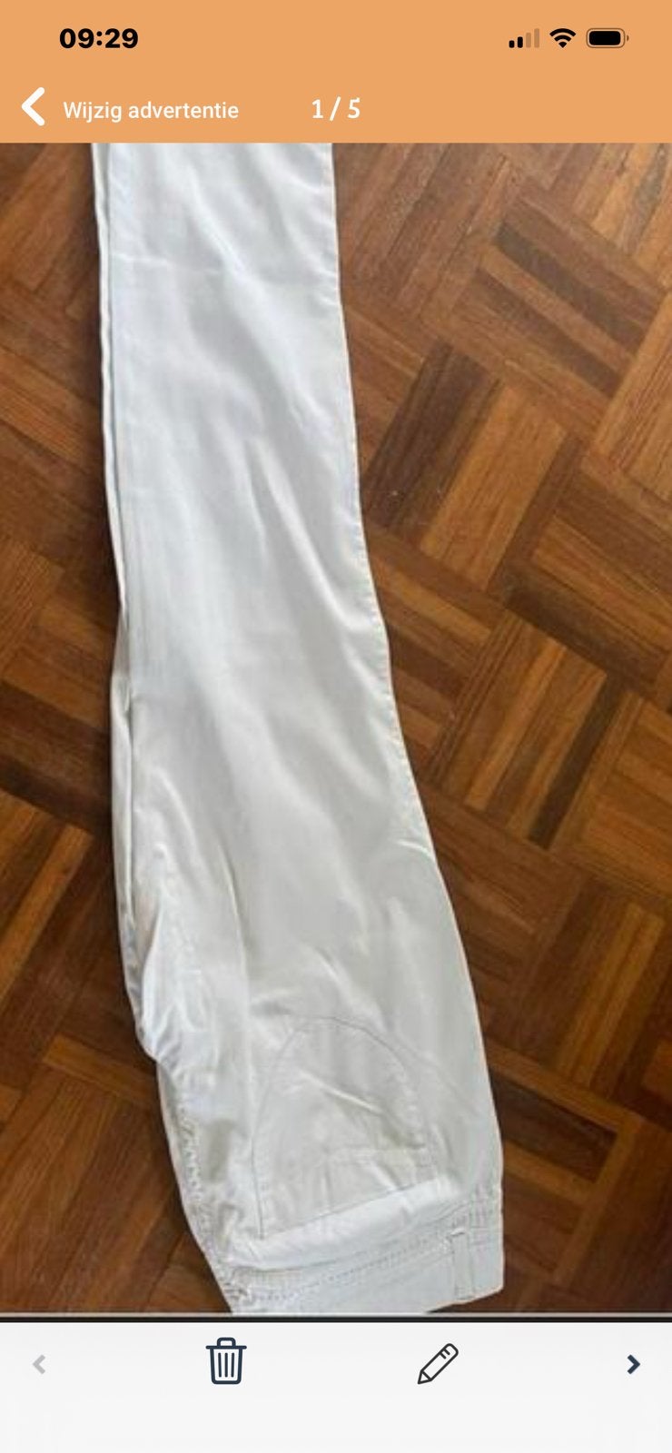 TRUSSARDI witte zomer jeans mt 40, Kleding | Dames, Ophalen of Verzenden, Zo goed als nieuw, Wit, W30 - W32 (confectie 38/40)
