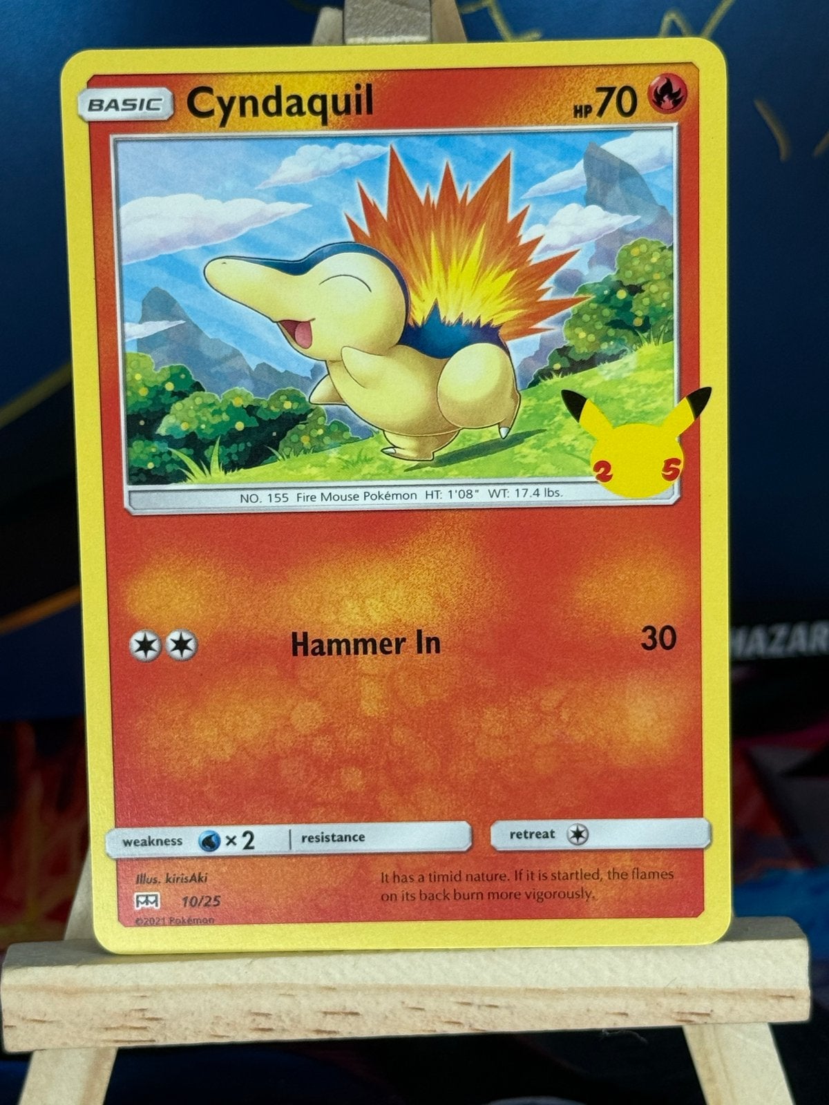 Cyndaquil #10 | Pokemon McDonalds 2021, Ophalen of Verzenden, Zo goed als nieuw, Losse kaart
