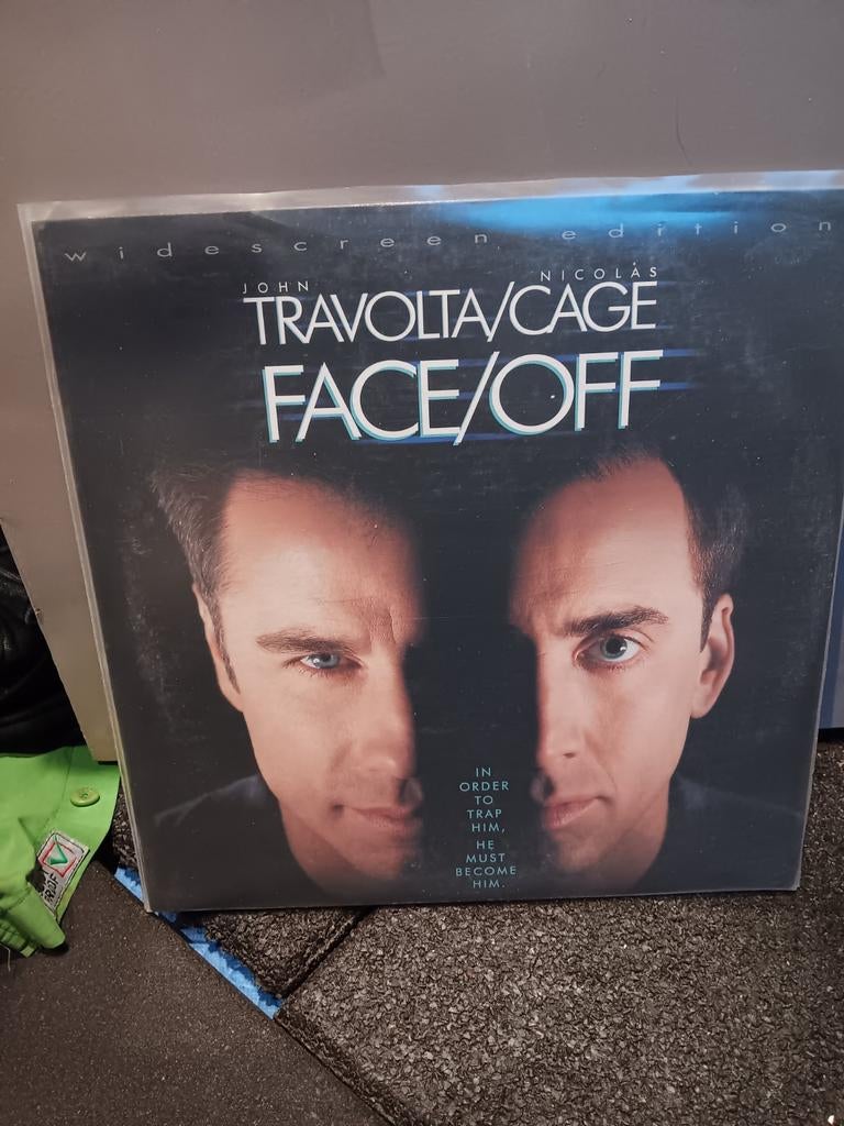 Laserdisc face off, Ophalen of Verzenden, Zo goed als nieuw, 12 inch