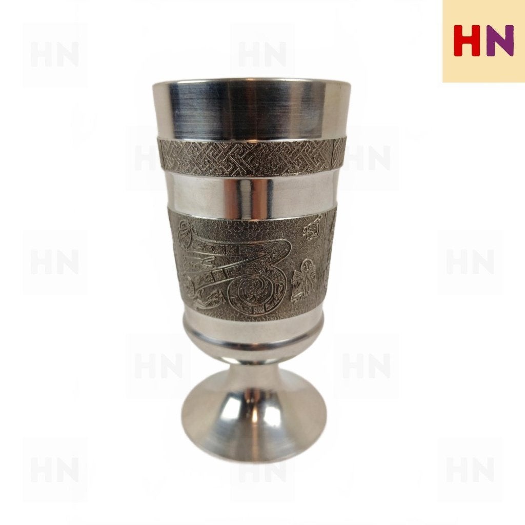 Prachtige Ierse Tinnen Kelk - Mullingar Pewter, Ophalen of Verzenden, Zo goed als nieuw, Nvt, Nvt