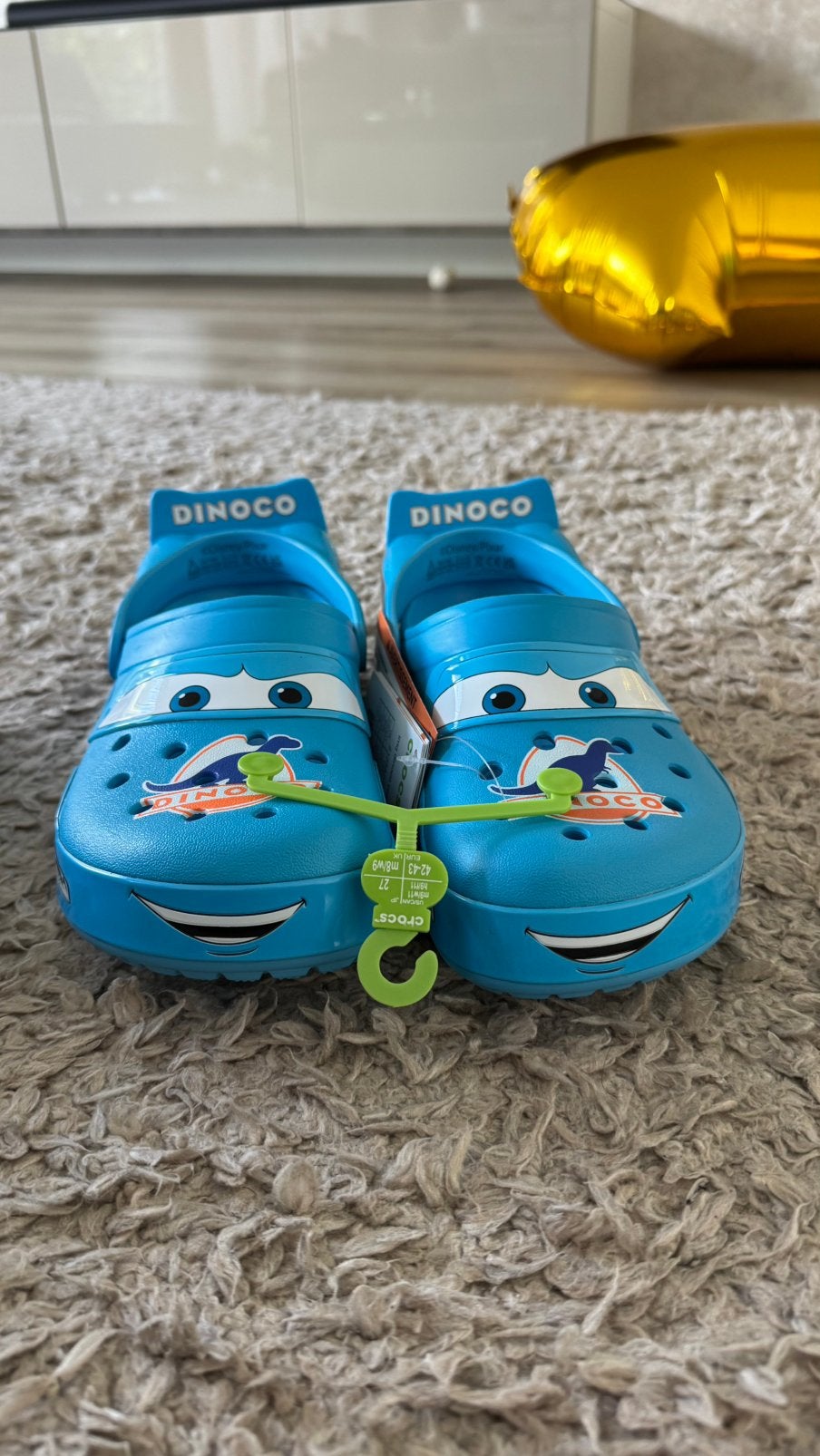 crocs cars dinoco Lightning McQueen | 10 STUKS, Ophalen of Verzenden, Nieuw, Blauw