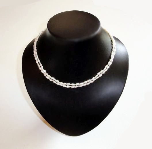 Ketting Parels Keshi barok parels, Verzenden, Zo goed als nieuw, Overige kleuren, Overige materialen
