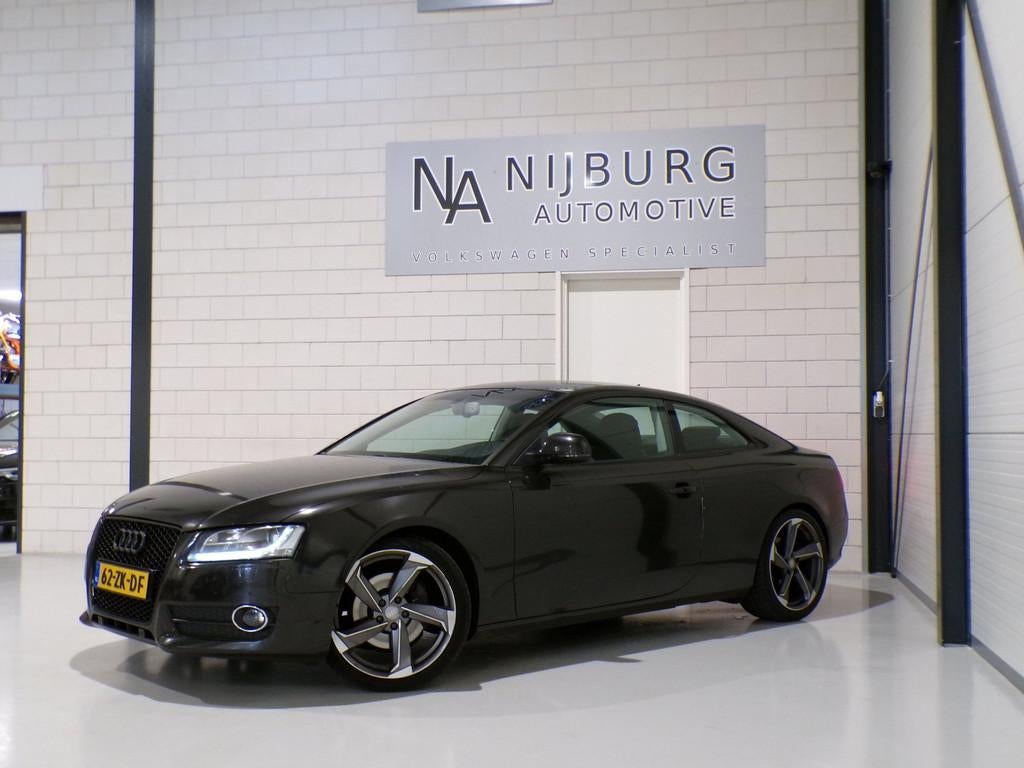 Audi A5 Coupé 3.2 FSI Quattro S-Line "Origineel NL!" Xenon-, Parkeersensor, Gebruikt, Zwart, 4 stoelen