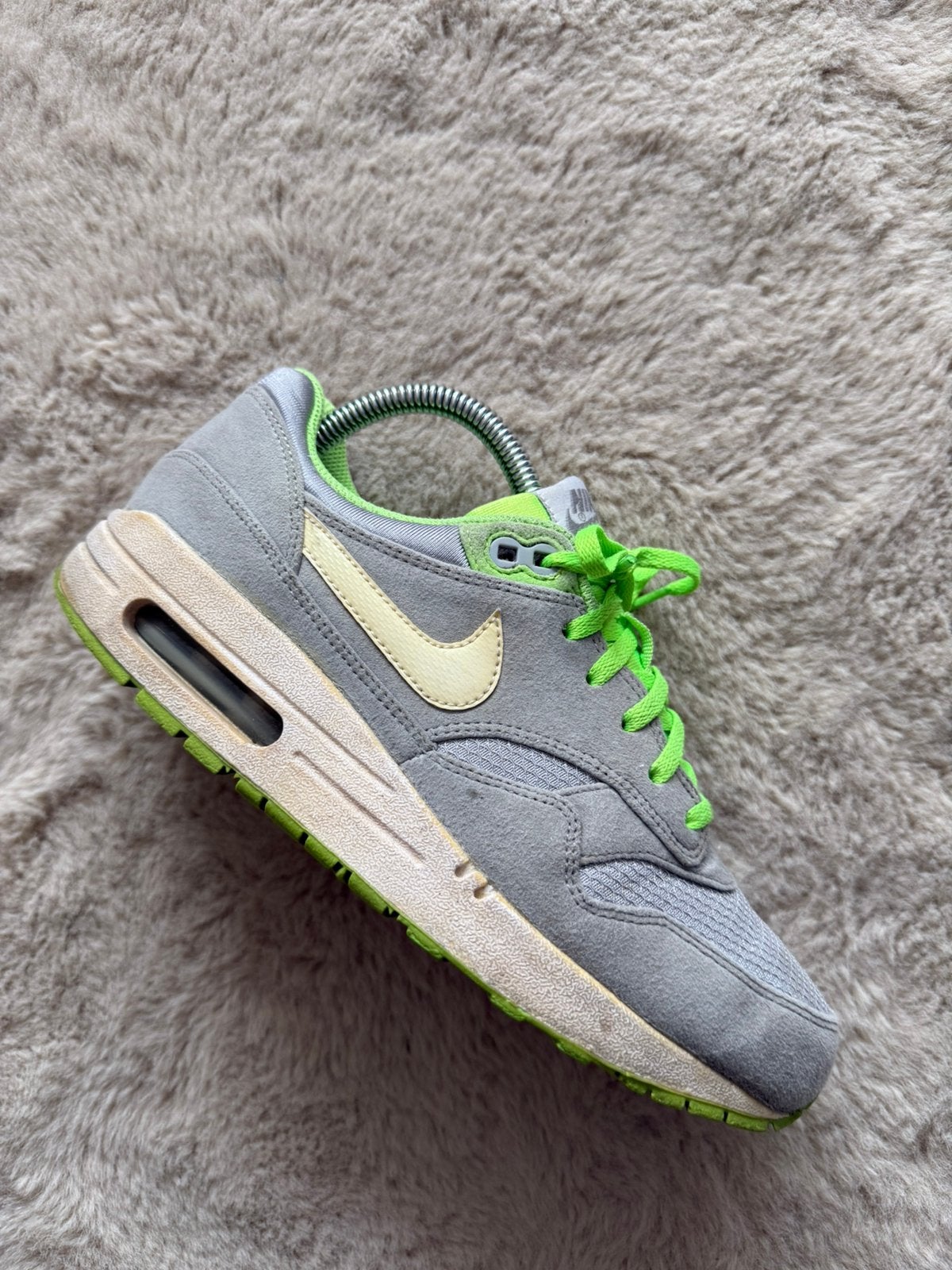 Nike air max 1 venom pack grey lime 39, Ophalen of Verzenden