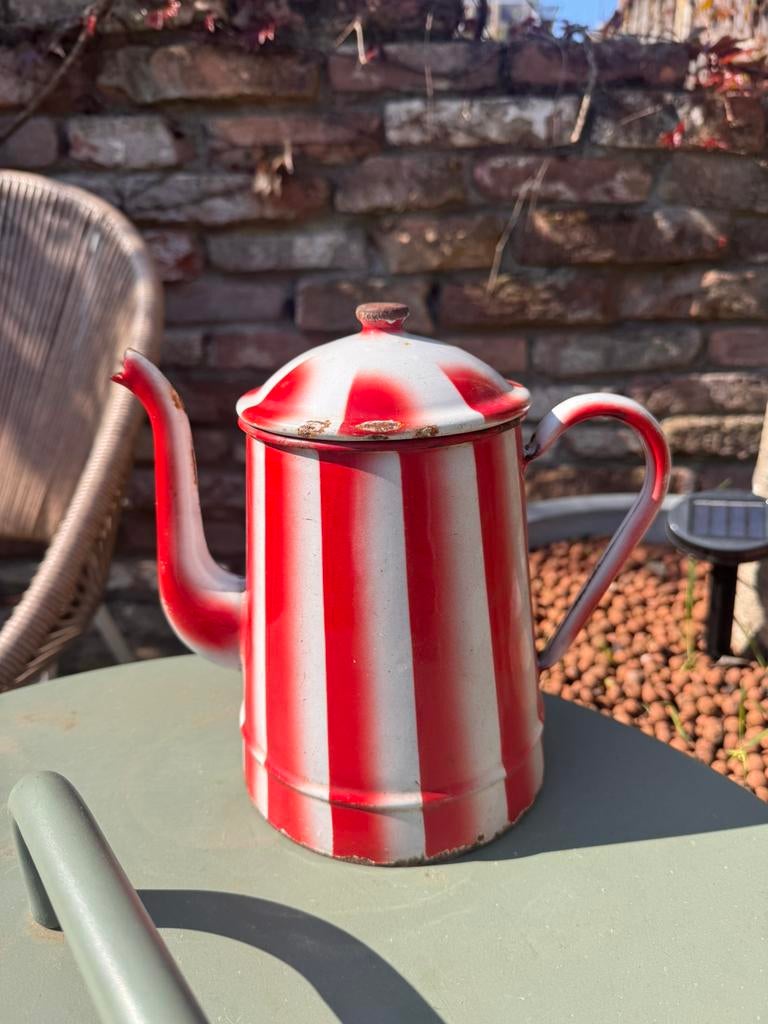 Oude emaille koffie pot, Antiek en Kunst, Antiek | Emaille, Ophalen of Verzenden