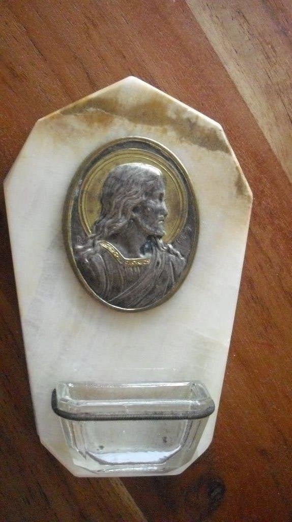 Antiek wijwaterbakje, Antiek en Kunst, Ophalen of Verzenden