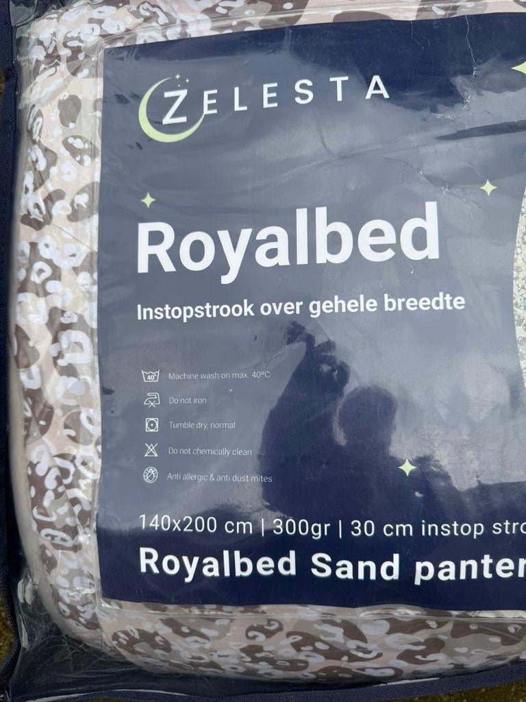 Nieuw!. Zelesta Dekbed met overtrek, Eenpersoons, Wit, Nieuw, Ophalen of Verzenden