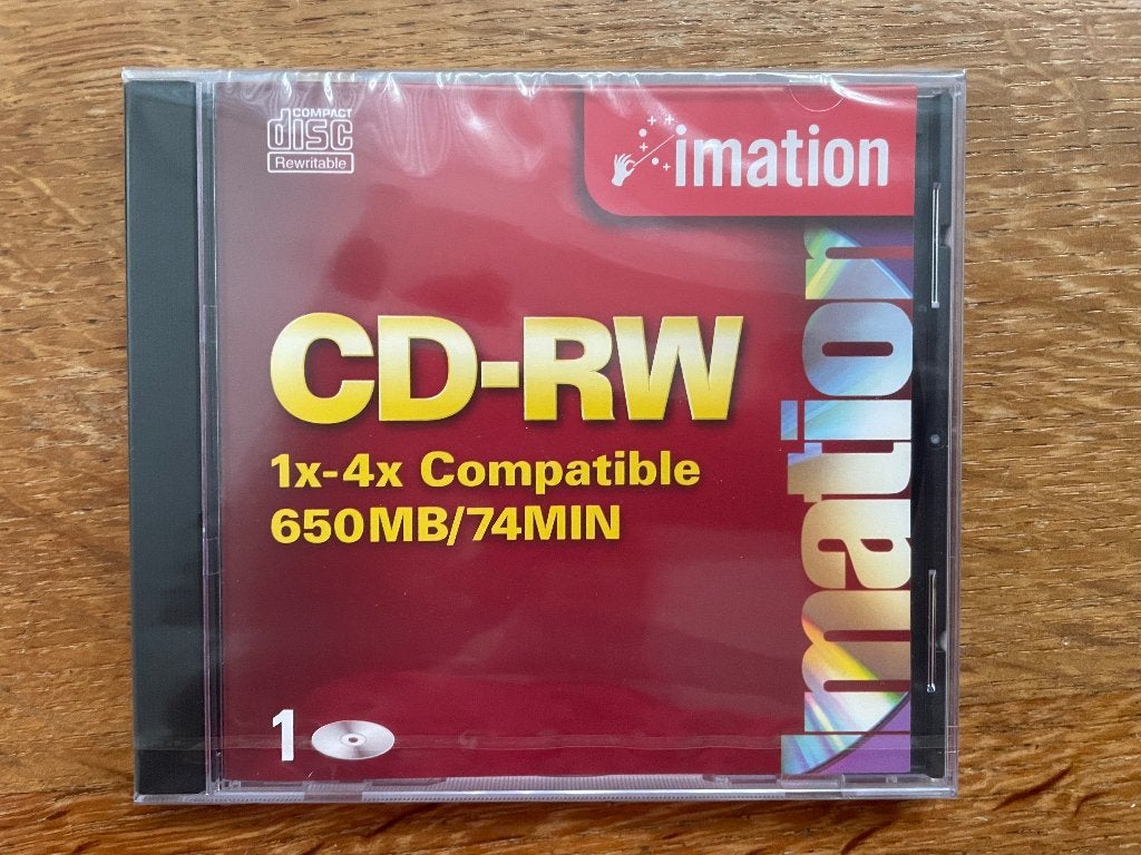 8x Imation CD RW 650Mb in doosje, Computers en Software, Beschrijfbare discs, Herschrijfbaar, Cd, Nieuw, Ophalen of Verzenden