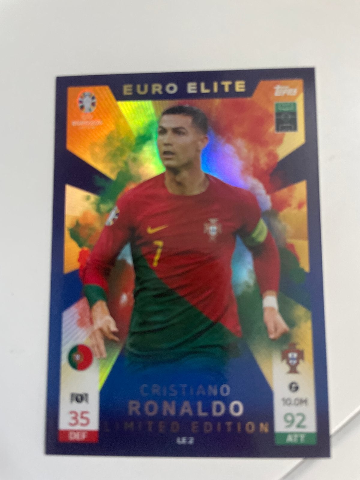 Cristiano Ronaldo Topps EURO Elite EK 2024 Kaart, Ophalen, Nieuw, Buitenlandse clubs, Spelerskaart