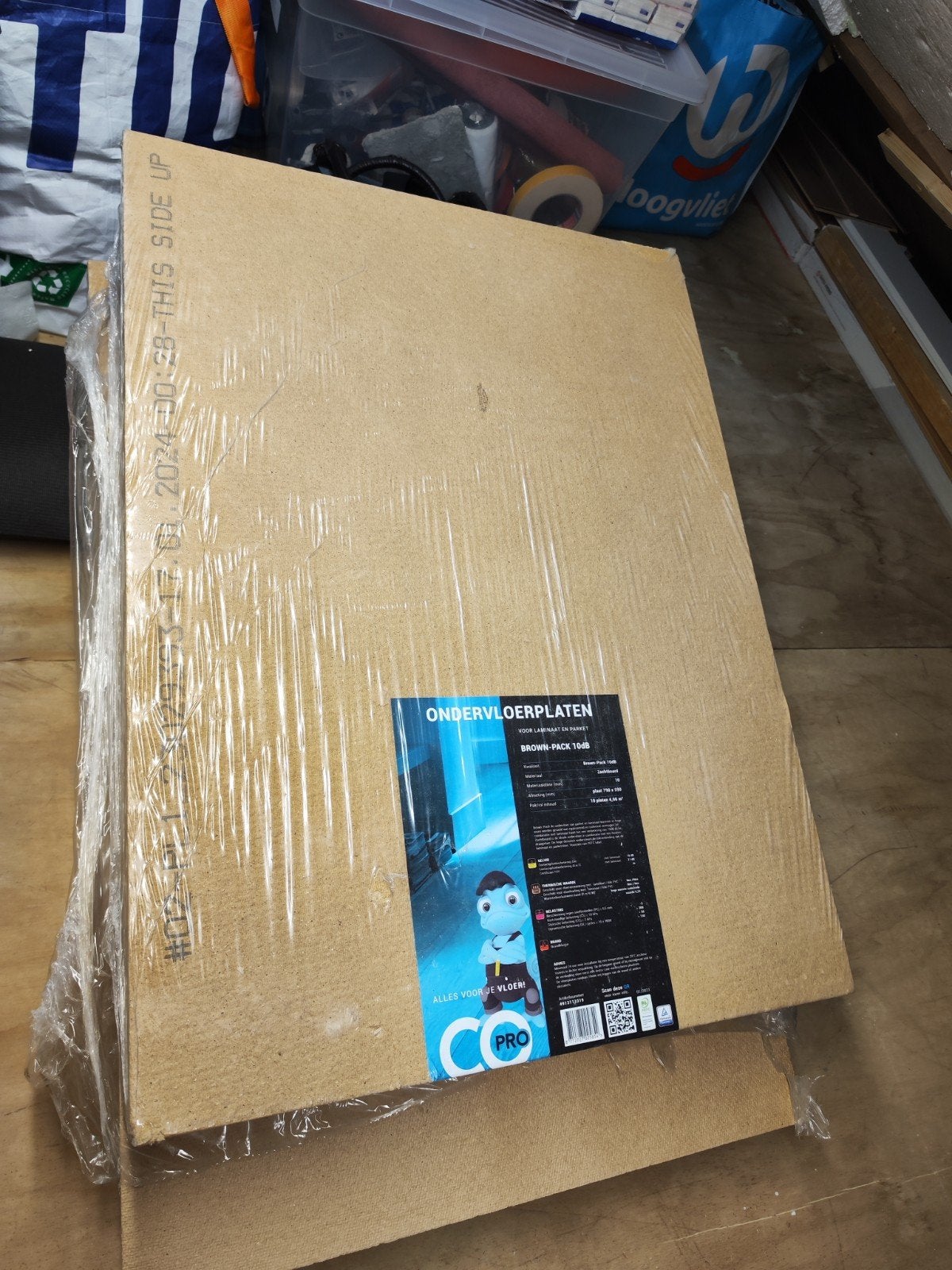CO pro Brown Pack 10dB ondervloerplaten - 22st / 10 m2, Ophalen, 30 cm of meer, 50 tot 150 cm, Overige typen
