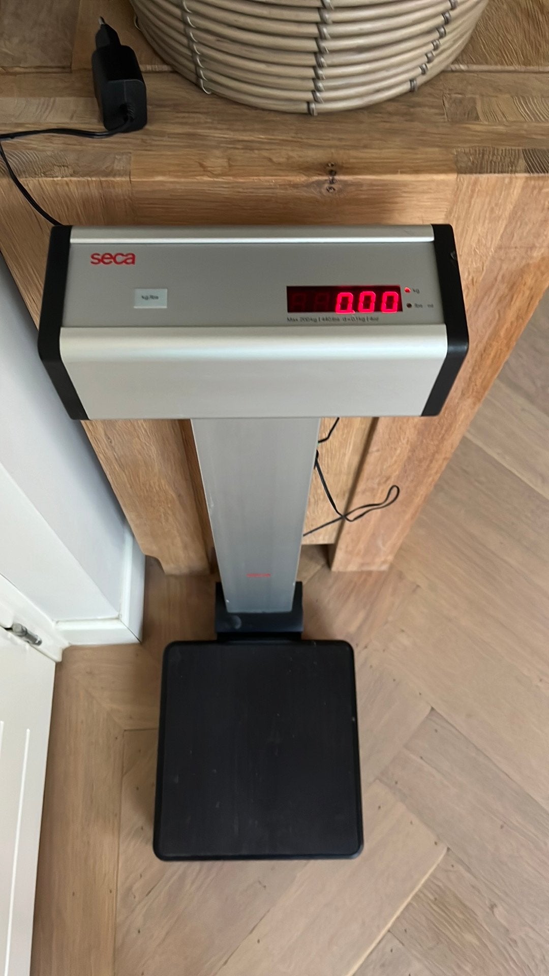 Seca digitale weegschaal, Witgoed en Apparatuur, Weegschalen, Ophalen of Verzenden, Zo goed als nieuw, Personenweegschaal, 100 kg of meer