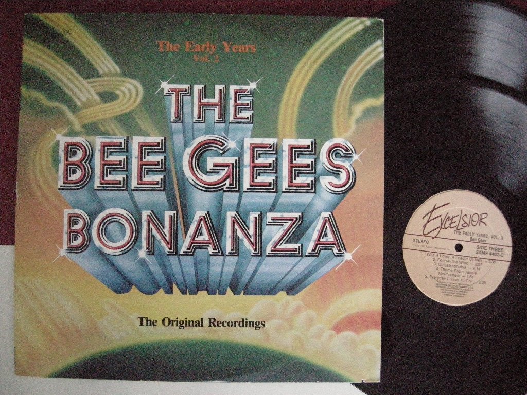 The Bee Gees Bonanza - 2LP vinyl zgan / USA, Ophalen, Zo goed als nieuw, 12 inch, Dubbel-LP