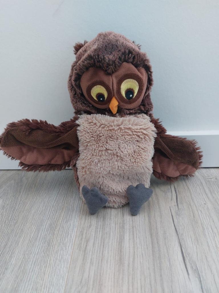 Knuffel handpop Ikea uil vandring uggla L1846, Kinderen en Baby's, Ophalen of Verzenden, Zo goed als nieuw, Overige typen