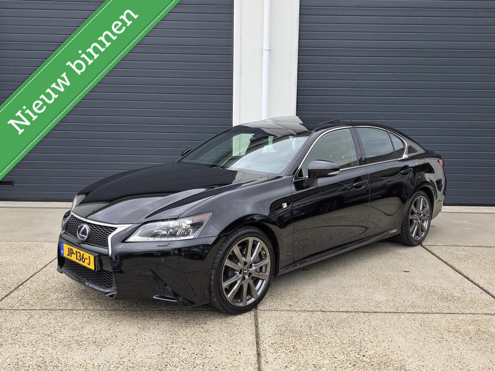 Lexus GS 450h F Sport |dealer onderhouden| 2 JAAR GARANTIE, Gebruikt, Zwart, Leder, Hybride Elektrisch/Benzine