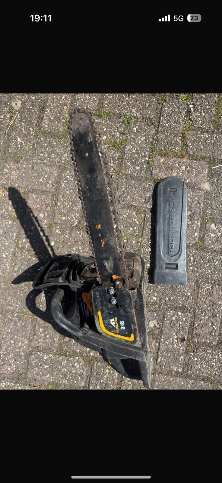 McCulloch Benzine Kettingzaag - 44cm Blad, Werkt Perfect, Tuin en Terras, Hand-tuingereedschap, Ophalen, O, O, O