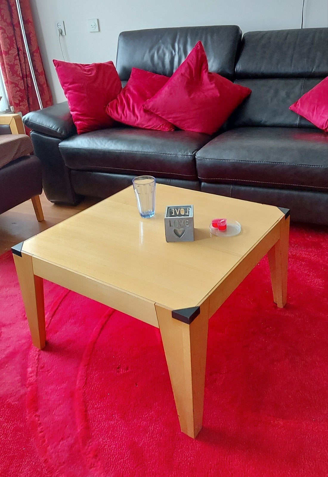 Design Bijzettafel / Salontafel, Ophalen, Zo goed als nieuw, Rechthoekig, 50 tot 100 cm