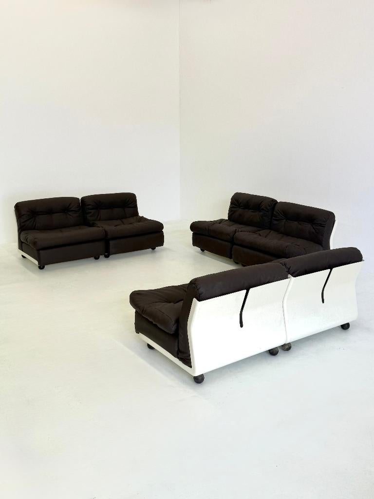 Fauteuils Amanta Mario Bellini C&B Italia donkerbruin, Huis en Inrichting, Fauteuils, Ophalen, -, -, 75 tot 100 cm