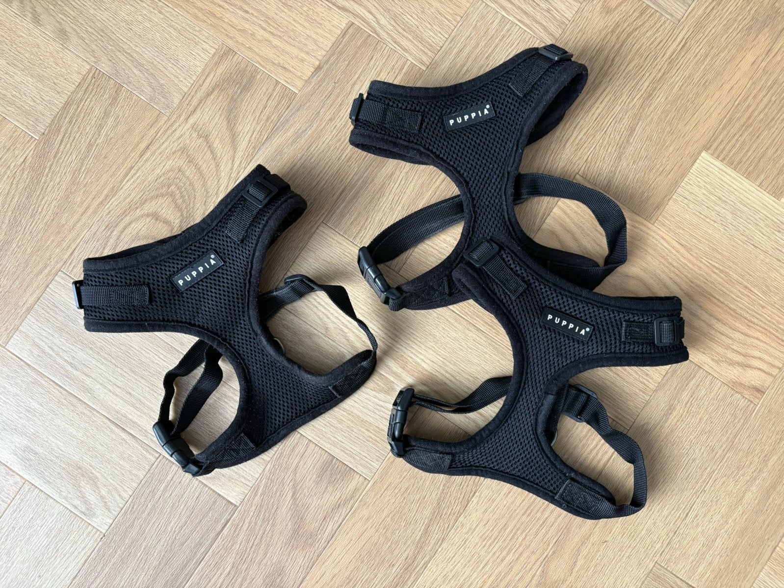 Puppia Ritefit hondentuig tuigje soft harnass M medium 3x, Ophalen, Gebruikt