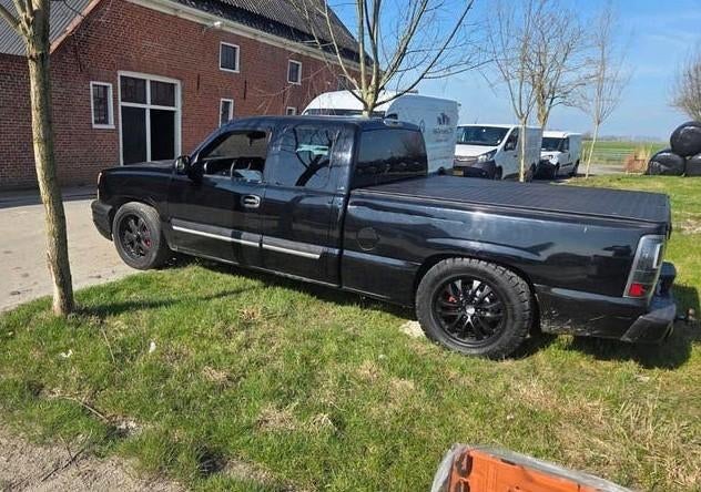 Chevrolet silverado    black edition  bj 2004    lpg g3, Auto's, Achterwielaandrijving, 4293 cc, Chevrolet, Zwart