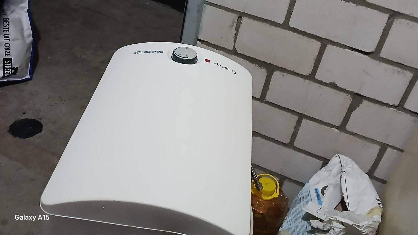 Daalderop Hot-fill 10 liter boiler, Gebruikt, Minder dan 20 liter, Onbekend, Boiler