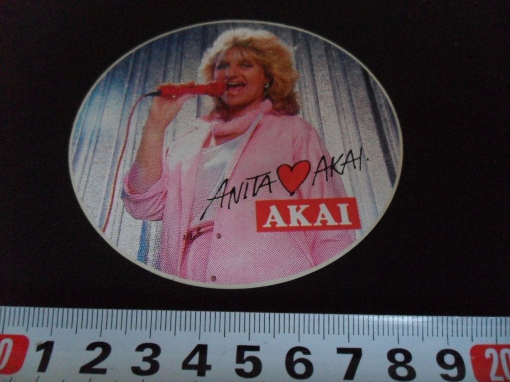sticker AKAI  Anita Meijer  zangeres, Ophalen of Verzenden, Zo goed als nieuw