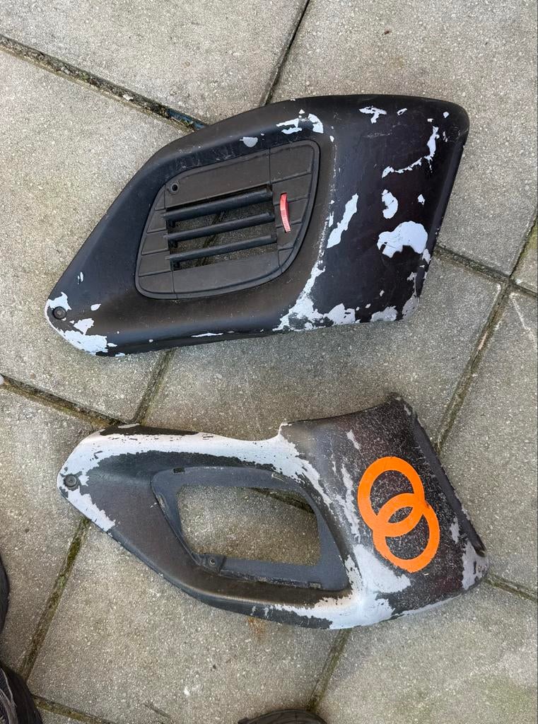 Gilera Runner Radiateurkap Set, Ophalen of Verzenden, Gebruikt, Kap, Overige merken
