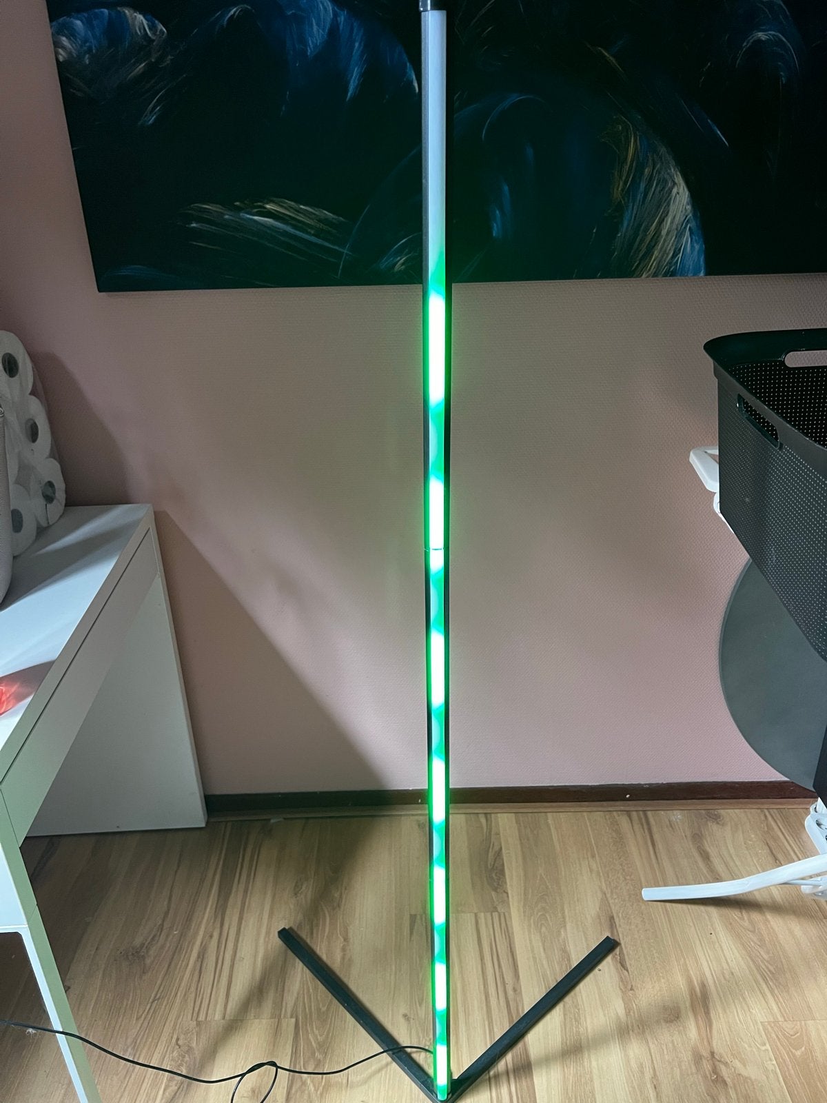 LED Hoeklamp met Afstandsbediening, Ophalen, Overige materialen, Overige fittingen, Zo goed als nieuw