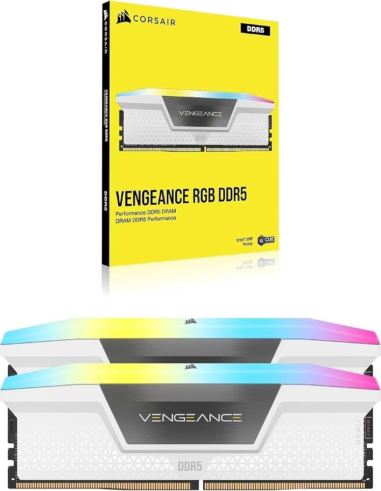 Corsair Vengeance RGB DDR5 RAM Geheugen, Ophalen, 32 GB, Nieuw, Desktop