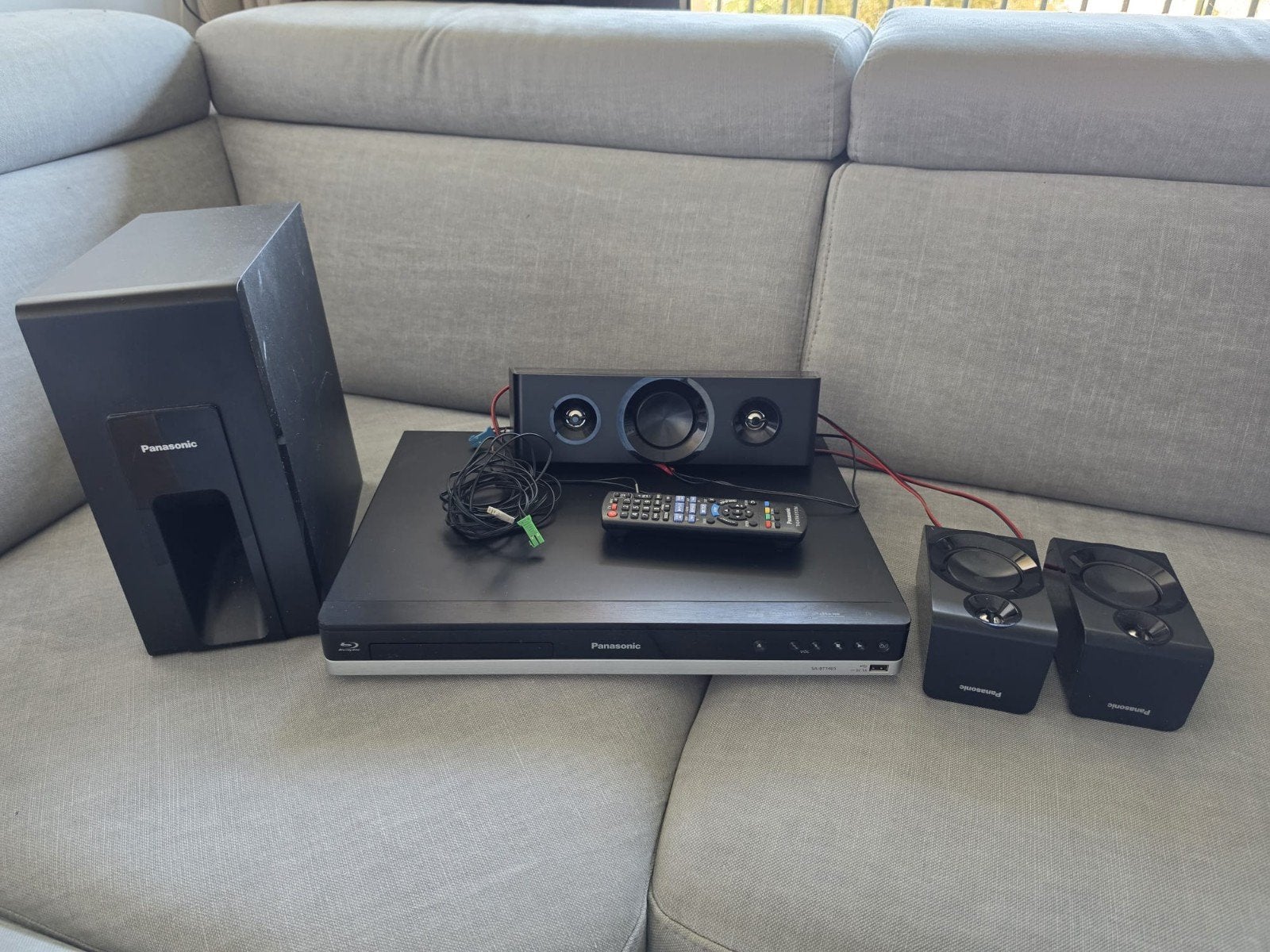 Complete Panasonic home cinemaset., Ophalen, Panasonic, Blu-ray-speler, 70 watt of meer