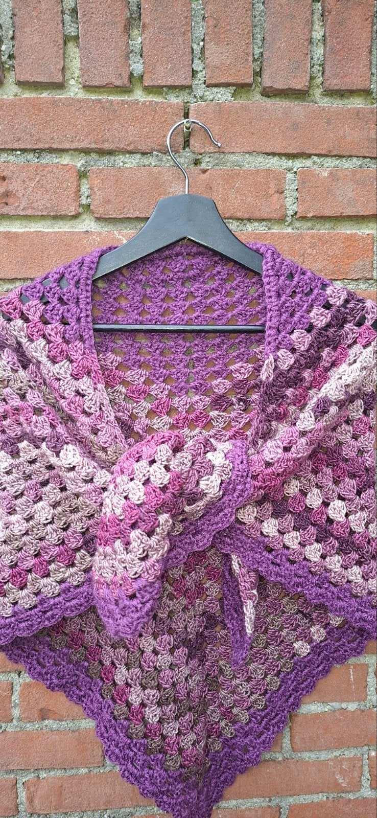 Gehaakt Omslagdoek (Glitterdraad), Ophalen of Verzenden, Nieuw, Maat 46/48 (XL) of groter, Sjaal