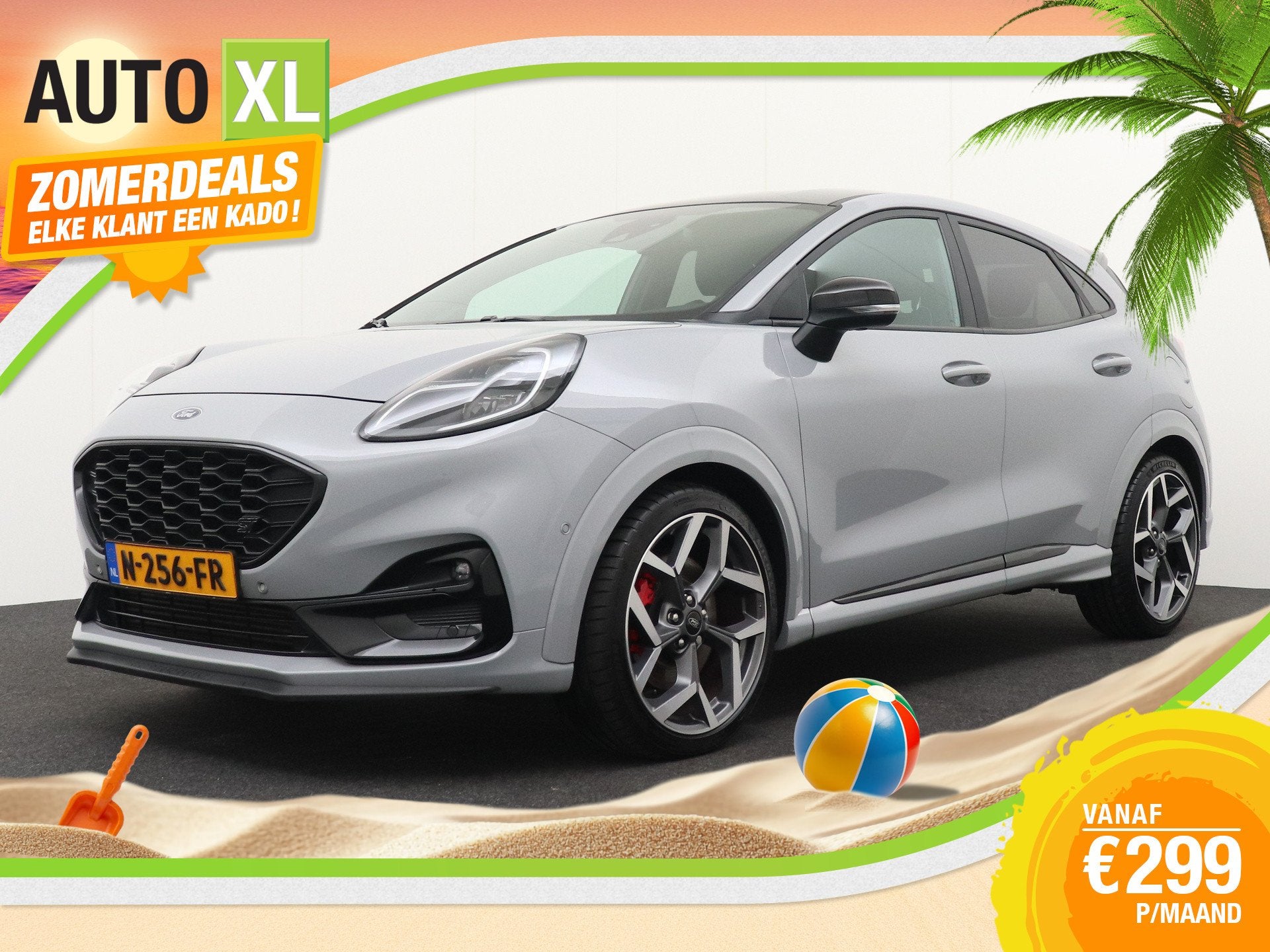 Ford Puma 1.5 200 PK ST-X Recaro/Kuipstoelen 19'LMV B&O-Soun, Voorwielaandrijving, 1258 kg, Leder en Stof, Origineel Nederlands