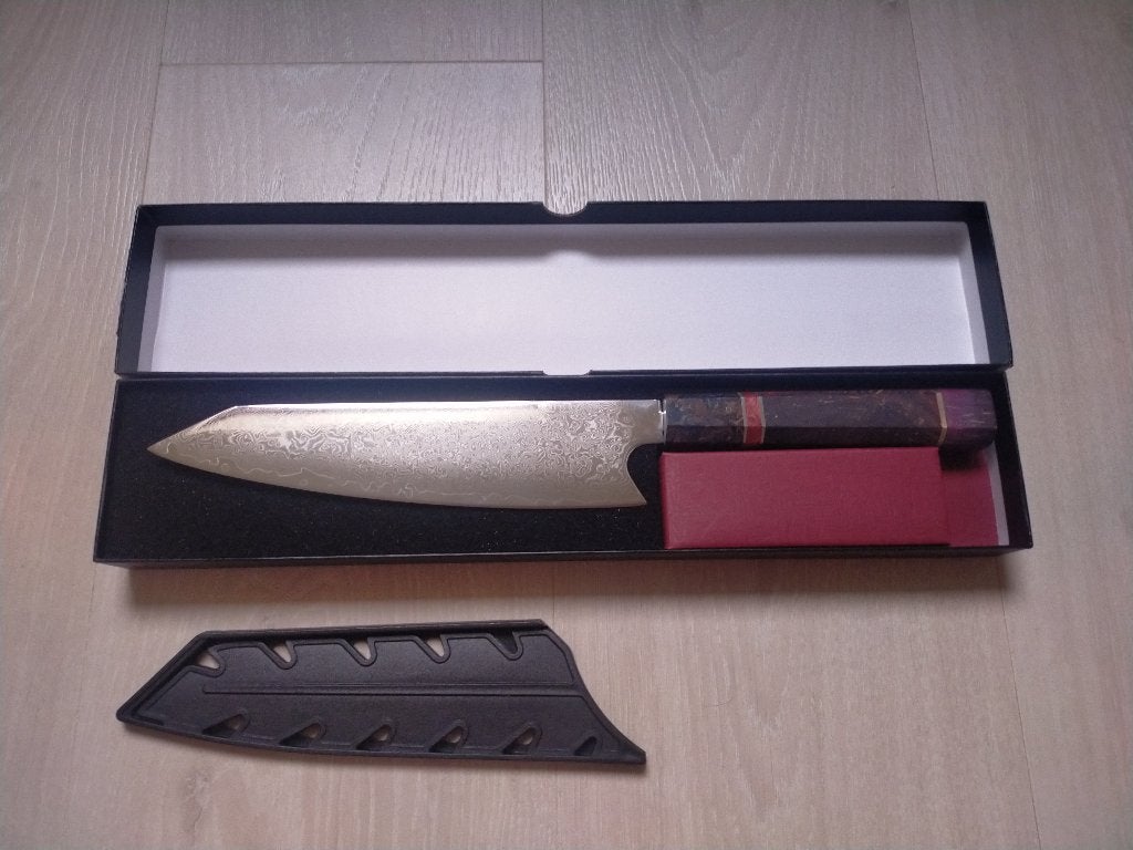 Japans kiritsuke vg10 koksmes Damascus koksmes chefs mes, Overige typen, Ophalen of Verzenden, Nieuw