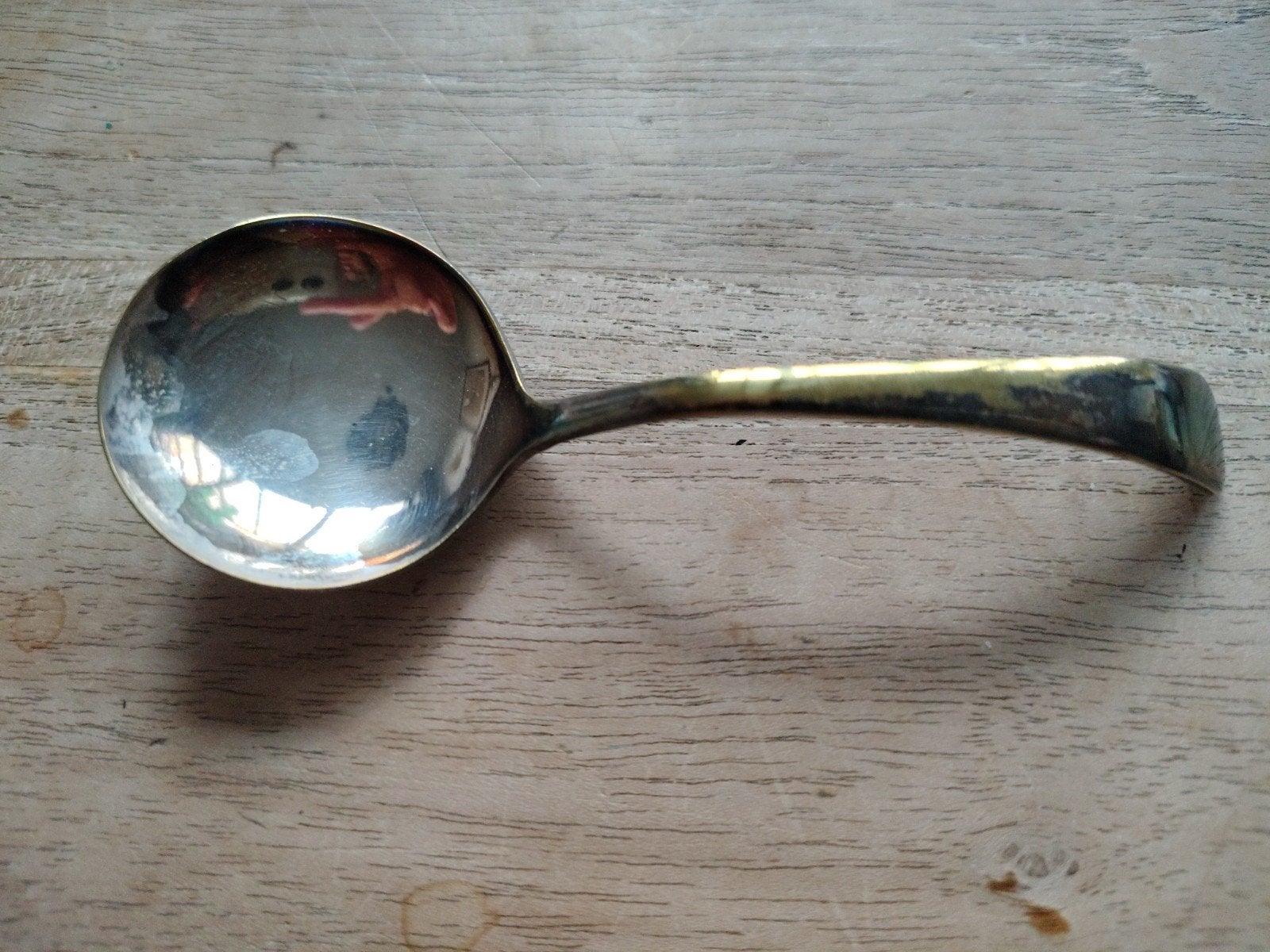 Verzilverde suiker schepje - Made in England, Ophalen of Verzenden