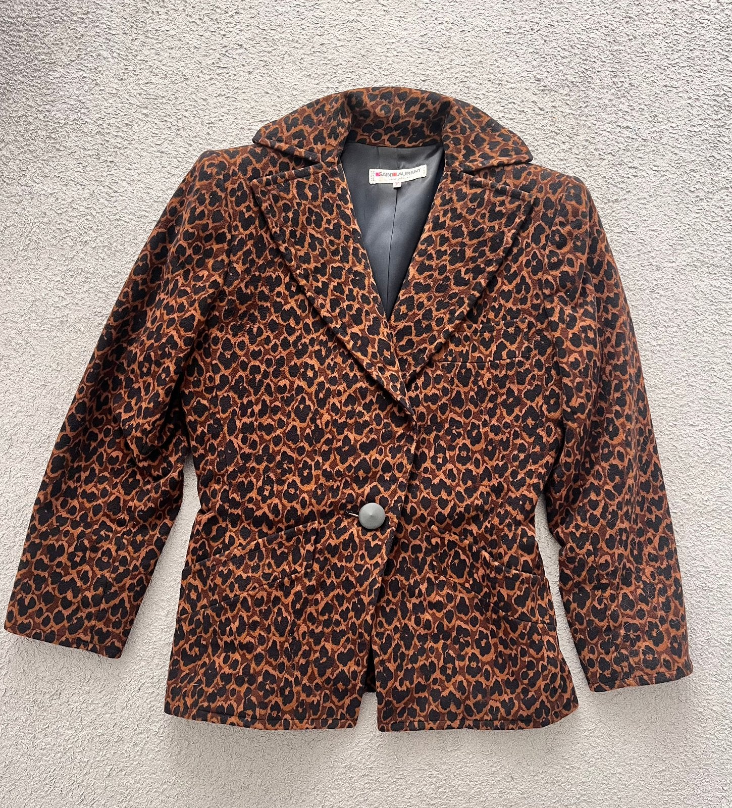 Saint Laurent jas origineel!, Kleding | Dames, Maat 38/40 (M), Bruin, Ophalen of Verzenden, Zo goed als nieuw