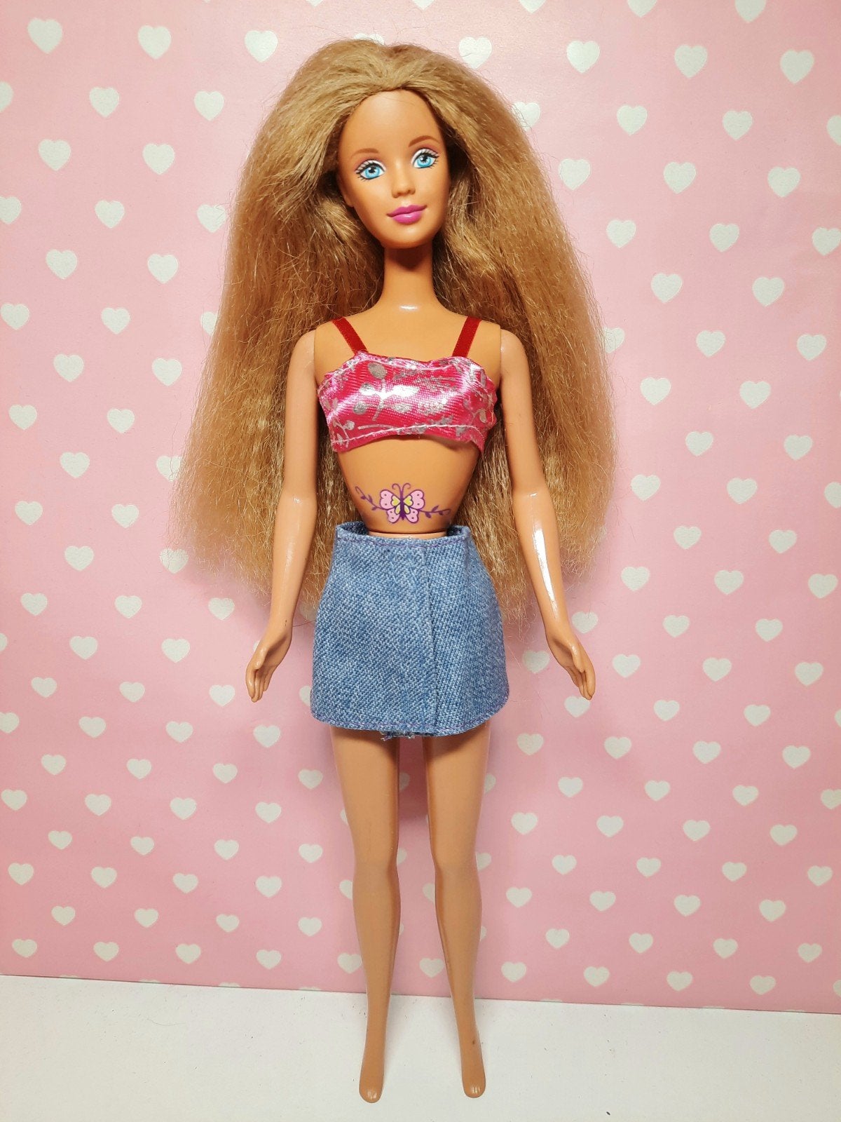 Butterfly Art Barbie 1998 Mattel - Met Vlinder Tatoeage, Ophalen of Verzenden, Nieuw, Barbie