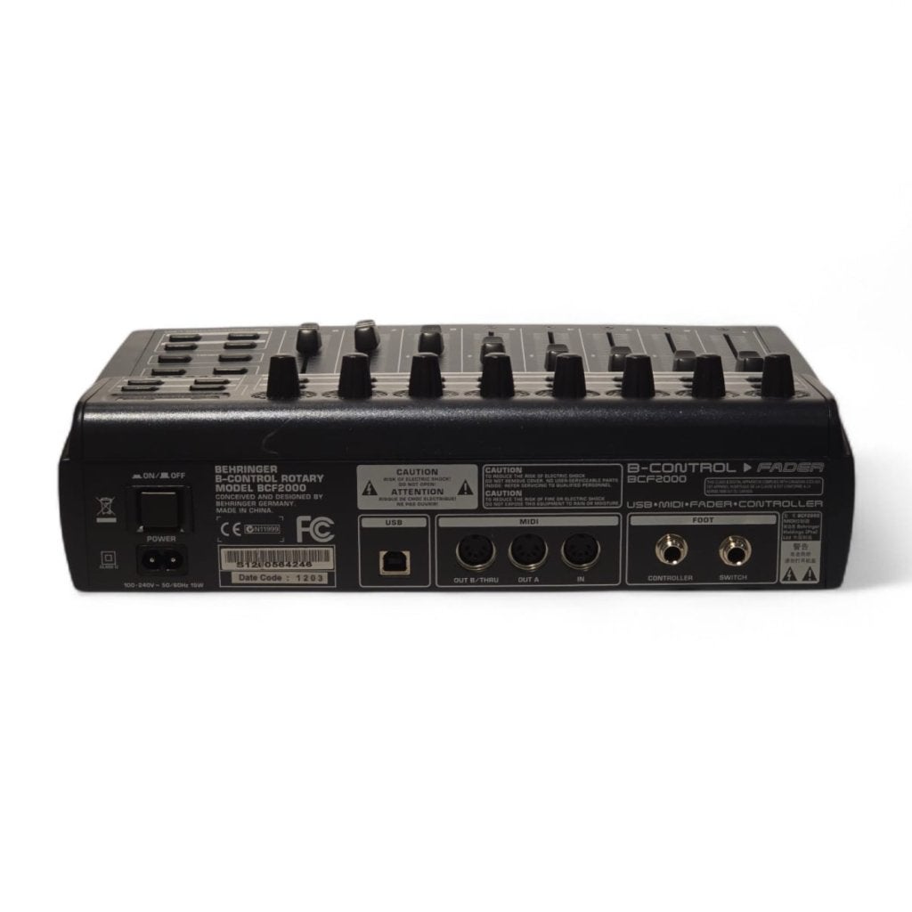 Behringer BCF2000 B-Control Fader Control Surface, Behringer, Gebruikt, Support@behringer.com, Behringer (Music Tribe)
Musikhausstraße 1
94060 Pocking
Germany