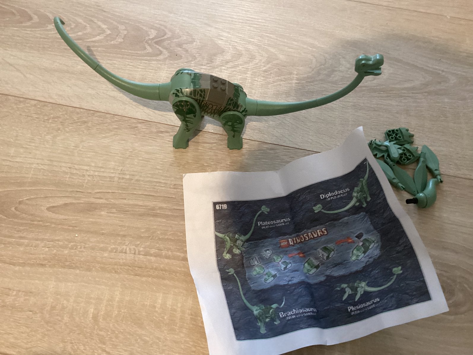 Lego dino, Ophalen, Gebruikt