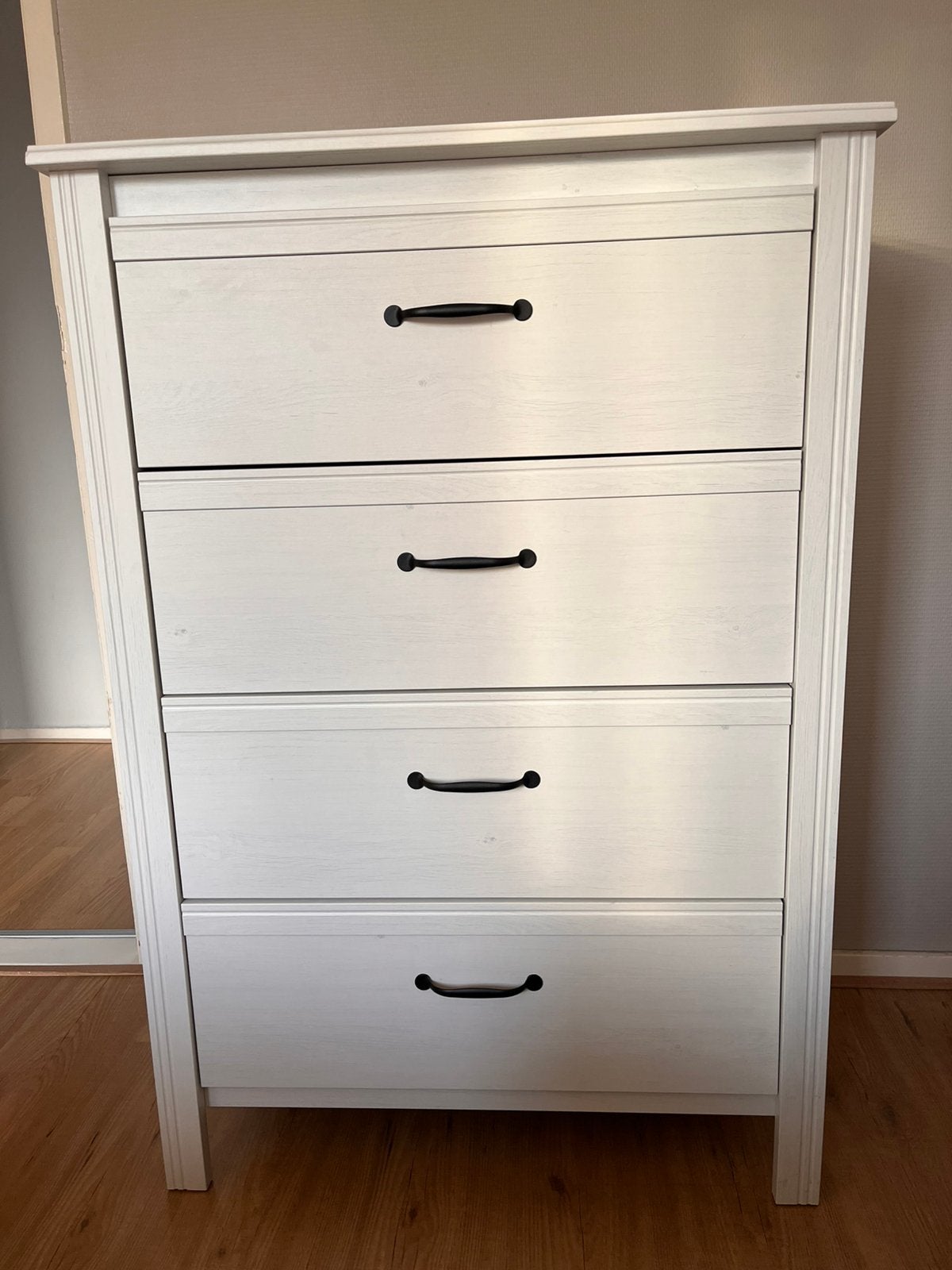 Witte ladenkast, Ophalen, Gebruikt, 100 tot 150 cm, 50 tot 100 cm