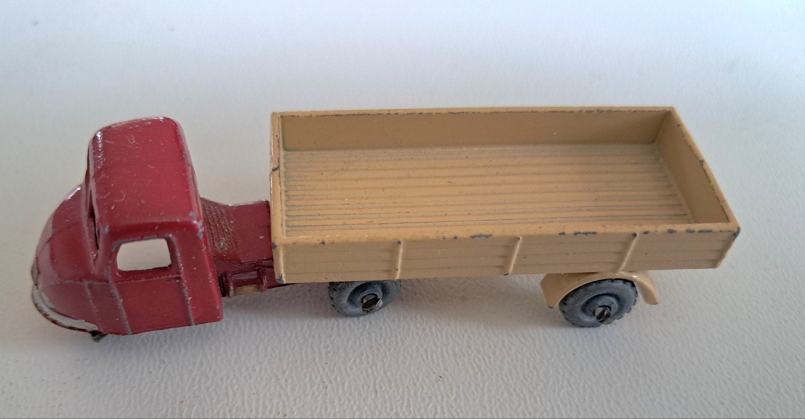 vintage Scammel mechanical horse en trailer, Lesney, Ophalen of Verzenden, Zo goed als nieuw, Bus of Vrachtwagen