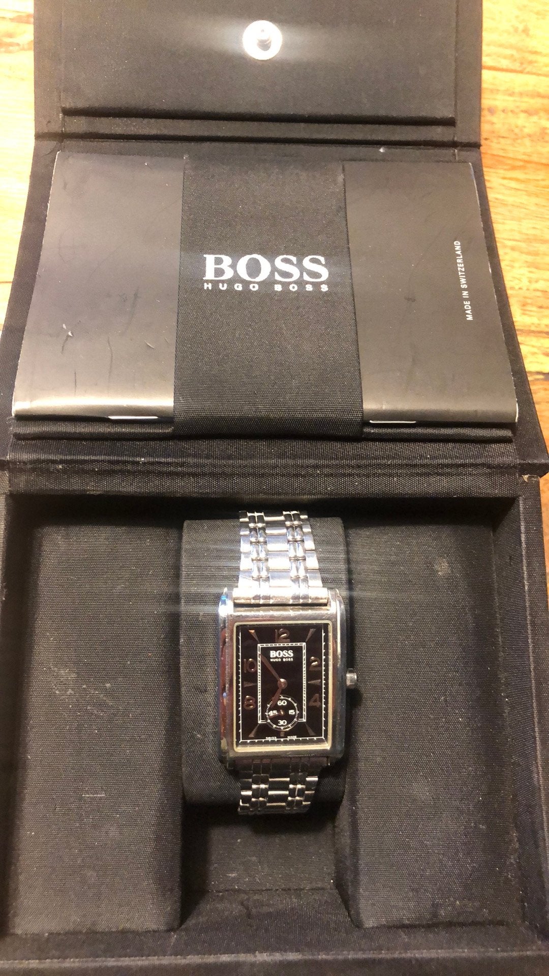 Heren Hugo Boss horloge, Overige merken, Staal, Staal, Polshorloge